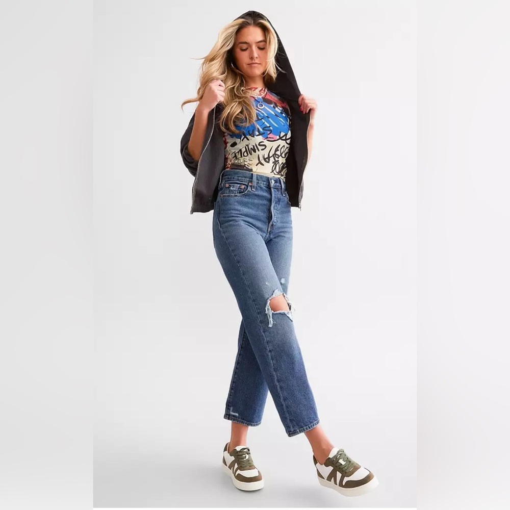 Levi’s Ribcage Ankle Straight Jean - Picture 6 of 12